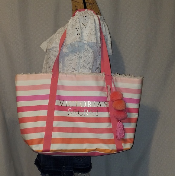 Victoria's Secret Handbags - Victoria's Secret canvas open tote bag.